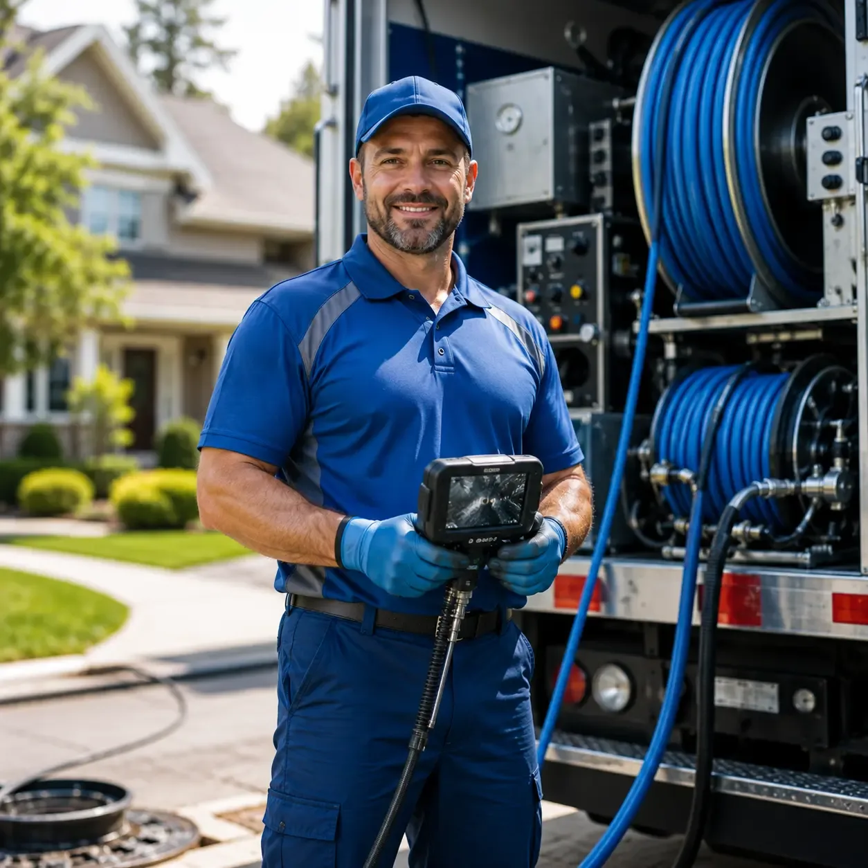 Local outdoor drain cleaning specialists in New Baltimore, MI